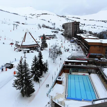 Confortable Skis Aux Pieds Avec Balcon, Piscine Chauffee - Fr-1-267-242 Villarembert